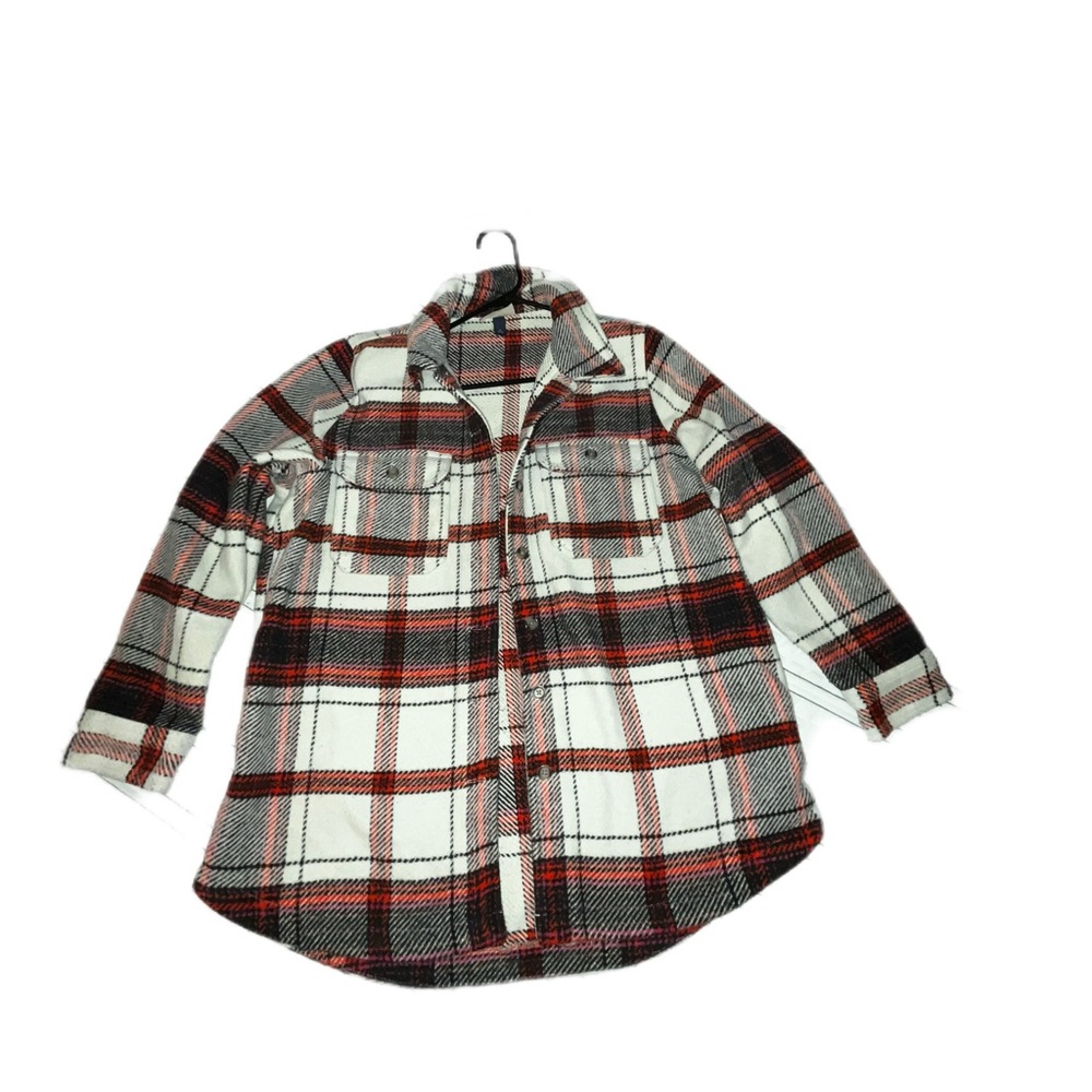Plaid Button up jacket